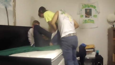 Caughtty sex with sexy couple