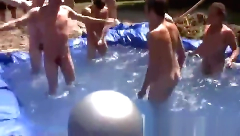 Beautiful blonde fucked by a toy in the ass