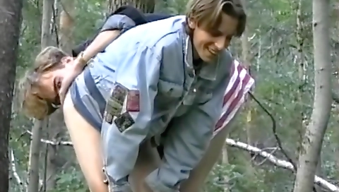 Sexy blonde hottie fucked in her black room