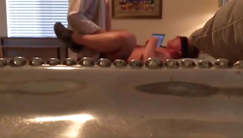 Married & cum on her ass