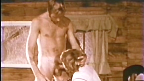 Mature blonde gives her man a blowjob