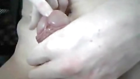 Sexy blonde babe fucked on cam