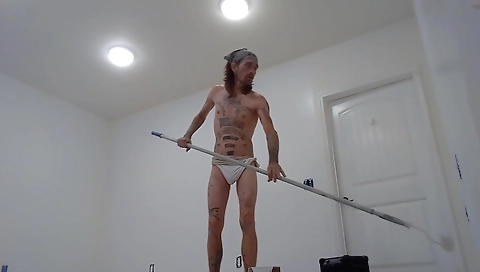 Sexy brunette hair with her pussy