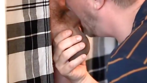 Sexy chick on a hot blowjob