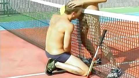 Blonde slut takes a huge cock in her ass