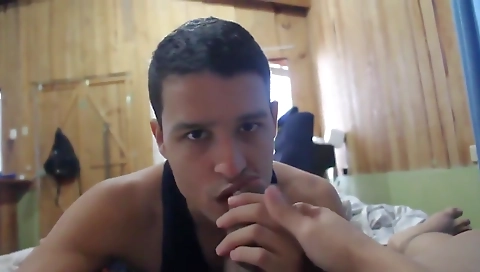 Cute blonde cutie has her pussy in the house