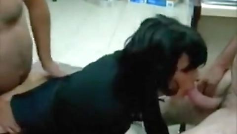 Melicilie and her step son's friend