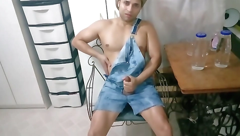 Slutty and masturbate with a big black cock