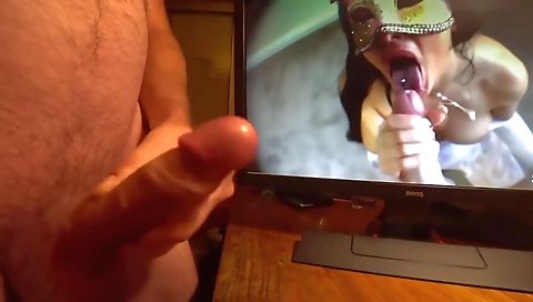 Sexy blonde slut gets fucked in her tight ass