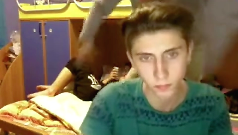 Cute chick fucks her boyfriend with a toy