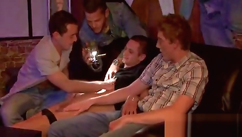 Slutty blonde slut gets fucked in her tight cunt