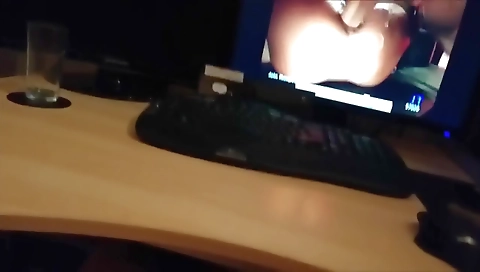 My step sister's tight asshole gets her pussy stretched