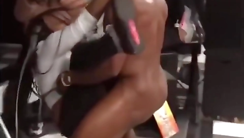 Slutty girl's big black cock