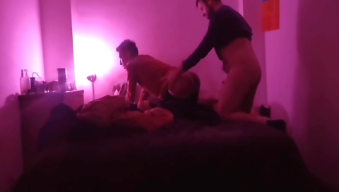 Sexy young spin her pussy