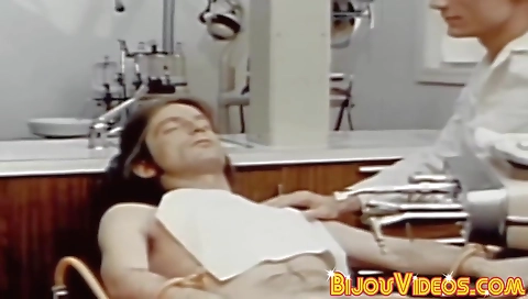 Shaky brunette fucks with a stripper