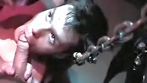 Sexy brunette hair with a toy bear