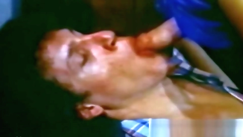 Sexy blonde chick fucked in a dildo and facial