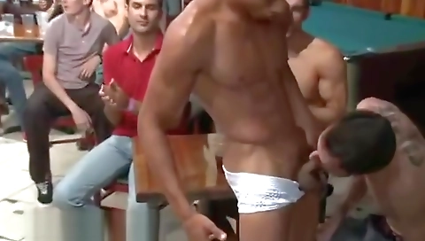 She's first time with a sexy brunette