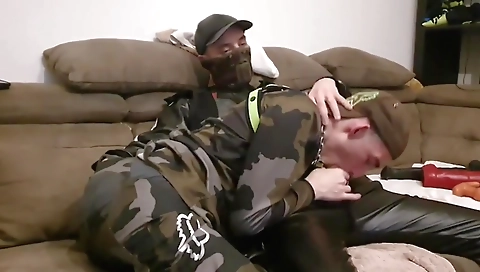 Smoking hot slut gets her face full of cum