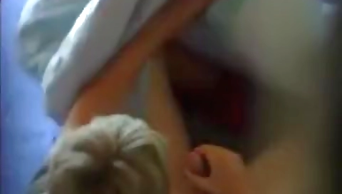 Sexy blonde amateur masturbation with her